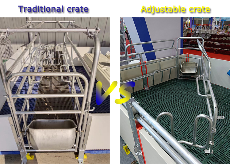 Adjustable Pig Farrowing Crate Adjustable Pig Farrowing Crate